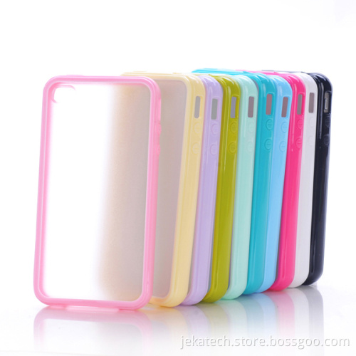 TPU Bumper with PC Matte Cover for iPhone 5/5s